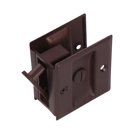 Pamex Privacy Square Style Sliding Door Lock Venetian Bronze Finish PF1D10